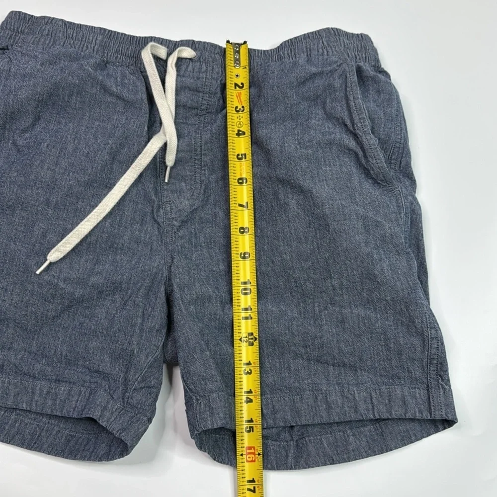 J. Crew Blue Stretch Drawstring Waist Shorts Size Large